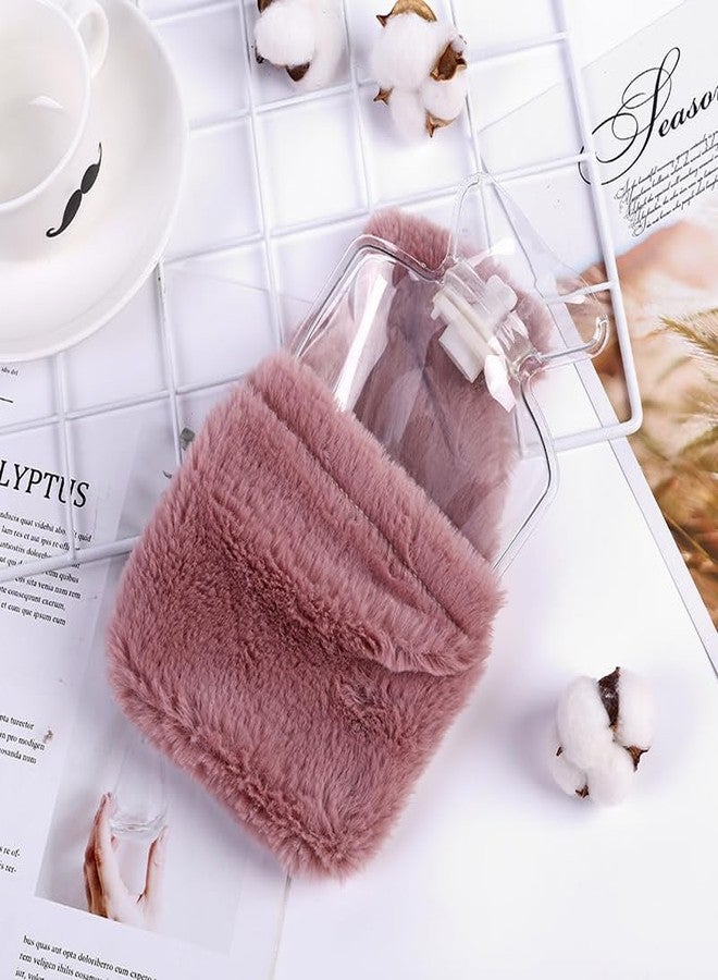 FYCAN 350 ml Baby Warm Plush Hot Water Bag Cartoon Rabbit Plush Water Warmer Removable and Washable Water Warmer Bag Comfortable Soft with Hand Cover for Pain Relief Pain Relief, Odorless-Multi - Image 3