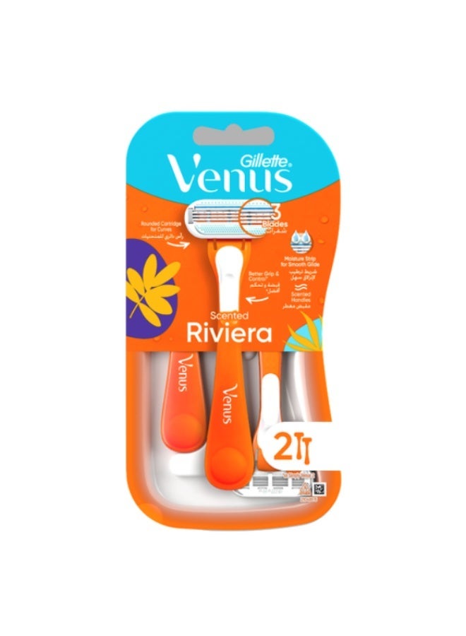 Venus Gillette Venus Razor Riviera Disposable 2 pcs - Image 1