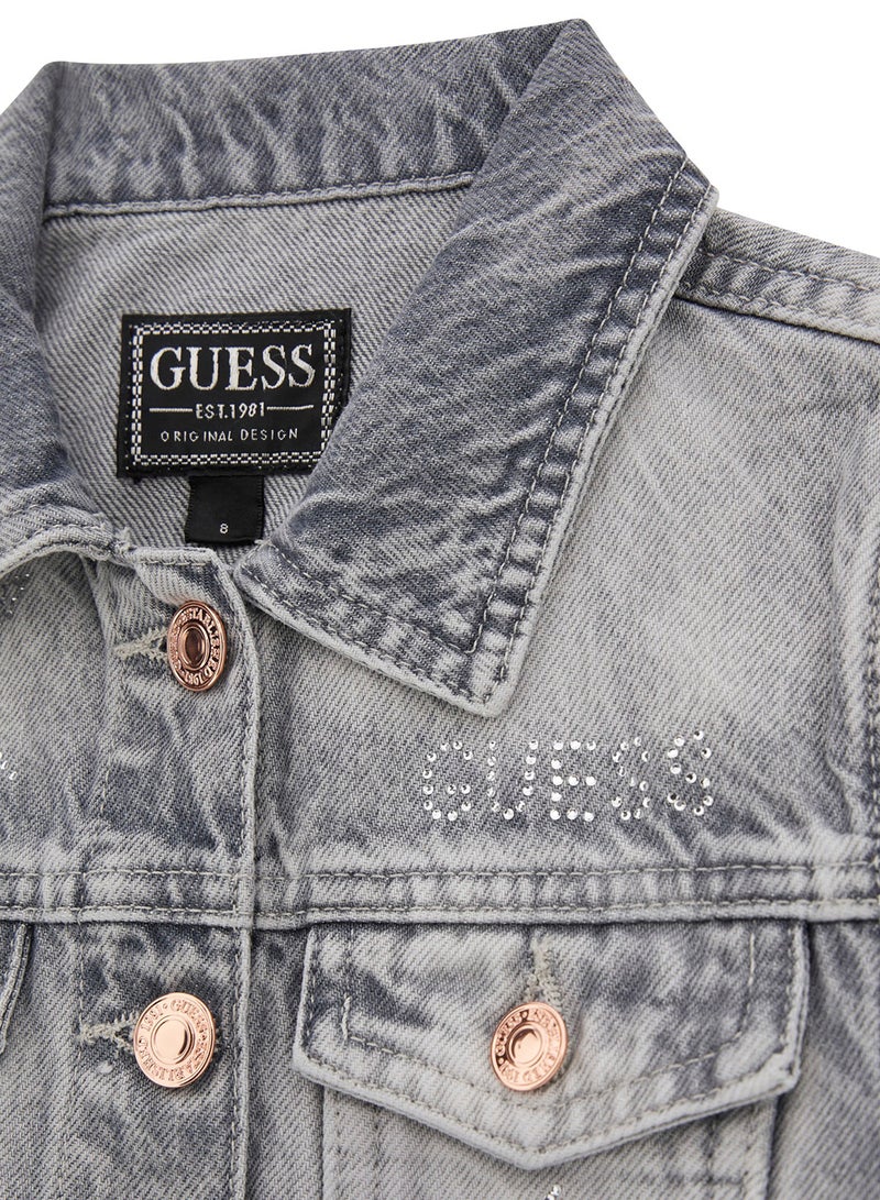GUESS Kids Denim Jacket - Image 3