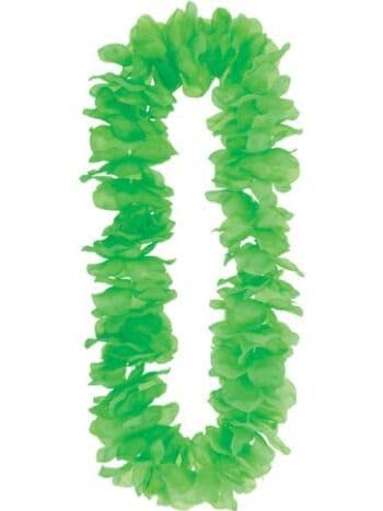 LUDALY Party Decoration Neon Lei Garland Green/Hawaiian Flower Garlands/Pool Party Props/Beach Party Props/Hawaiian Theme Party Decorations (1Pc)  - Image 1