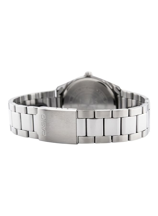 CASIO Men Enticer Analog Watch MTP-1302D-1A2V - 39 mm - Silver - Image 2