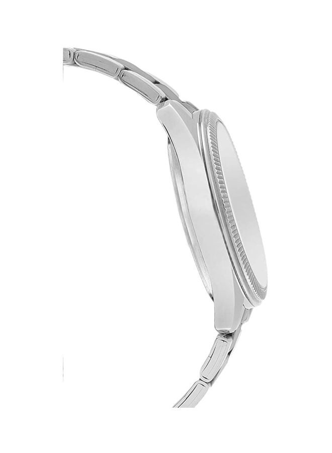 CASIO Men Enticer Analog Watch MTP-1302D-1A2V - 39 mm - Silver - Image 4