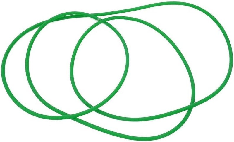 bike rollers Drive Replacement Belt 5mm Width Indoor Bicycle Trainer Roller Accessory 72.83'' Perimeter Cycling Equipment Part in Red or Green for Home Training(Green) - Image 3