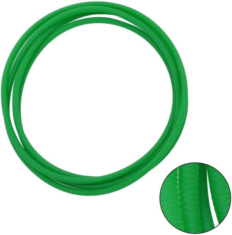 bike rollers Drive Replacement Belt 5mm Width Indoor Bicycle Trainer Roller Accessory 72.83'' Perimeter Cycling Equipment Part in Red or Green for Home Training(Green) - Image 5