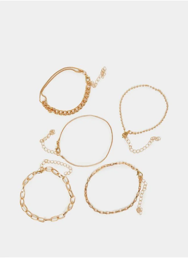 Styli Set of 5 - Assorted Chain Bracelet