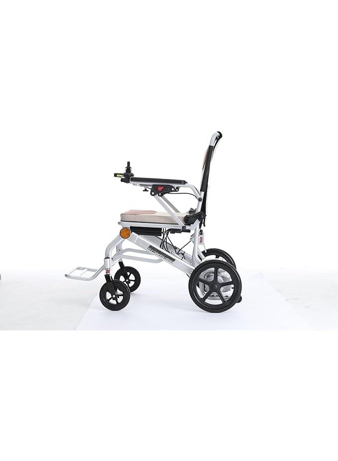 Cool Baby Ultra-light (only 16kg) portable transport travel wheelchair Foldable transport wheelchair for adults and seniors Supports 100kg Lightweight magnesium alloy elderly wheelchair - Image 2
