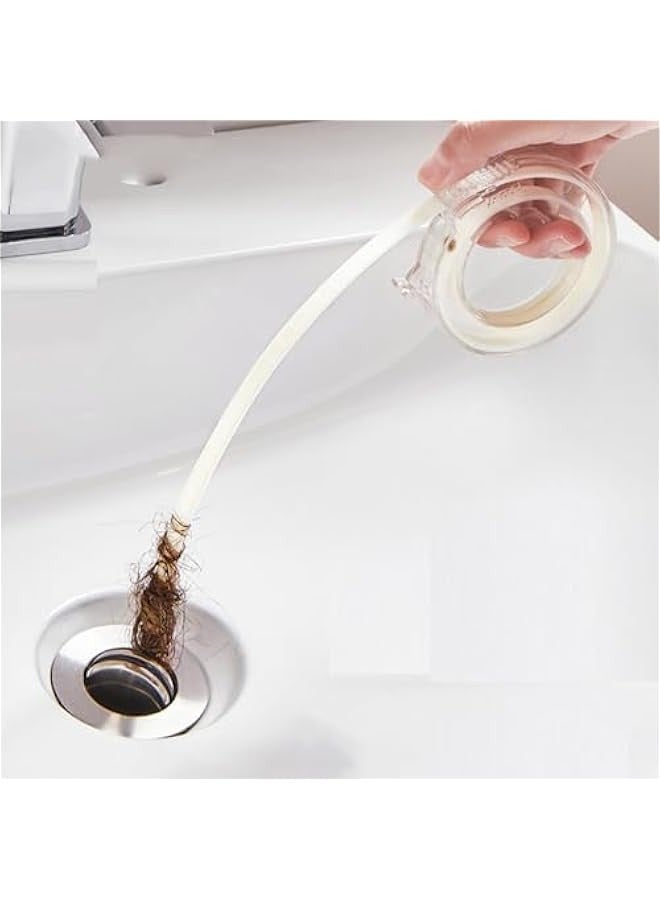 Sisily Retractable Pipeline Cleaning Brush for Bathroom Kitchen Home Toilet - Set of 3 - Image 2