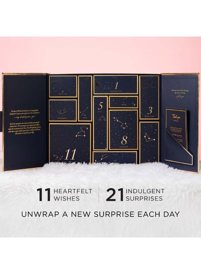 Kimirica Diwali Box of Wishes gift set for Friends,Family, Employee, Men & Womens | Advent Calendar with Gifts | Diwali Gift set | Luxury Gift for Girlfriend,Wife and husband | 11 piece Gift set - Image 3