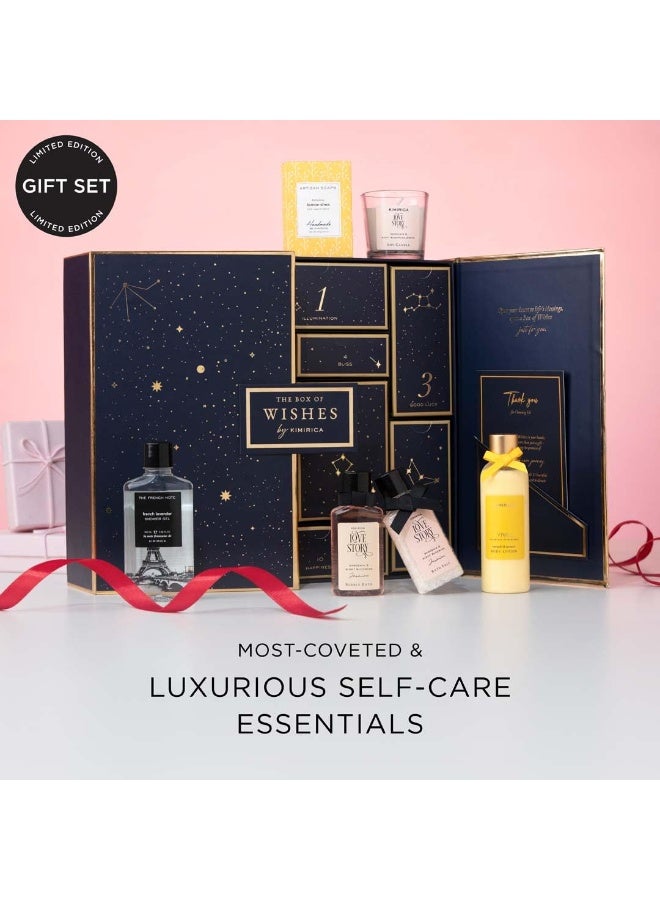 Kimirica Diwali Box of Wishes gift set for Friends,Family, Employee, Men & Womens | Advent Calendar with Gifts | Diwali Gift set | Luxury Gift for Girlfriend,Wife and husband | 11 piece Gift set - Image 2