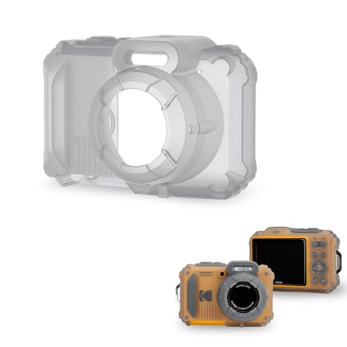 JJC Silicone Jacket for Kodak PIXPRO WPZ2, Anti-Scratch and Dustproof Camera Protective Case with Secure Grip Design and Not Affect The Use of Camera Buttons - Image 1