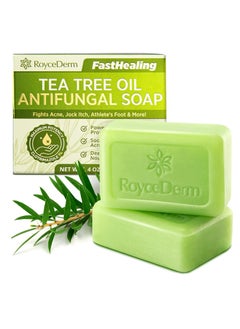 Roycederm Roycederm Antifungal Antibacterial Tea Tree Soap: Antifungal Antibacterial Treatment for Face & Body Acne, Athlete's Foot, Tinea, Folliculitis Ringworm Jock Itch (Pack of 1)  - Image 1