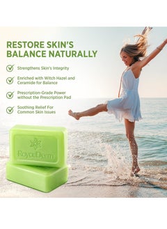 Roycederm Roycederm Antifungal Antibacterial Tea Tree Soap: Antifungal Antibacterial Treatment for Face & Body Acne, Athlete's Foot, Tinea, Folliculitis Ringworm Jock Itch (Pack of 1)  - Image 2
