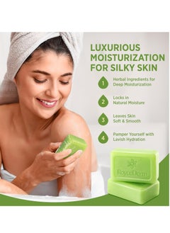 Roycederm Roycederm Antifungal Antibacterial Tea Tree Soap: Antifungal Antibacterial Treatment for Face & Body Acne, Athlete's Foot, Tinea, Folliculitis Ringworm Jock Itch (Pack of 1)  - Image 3