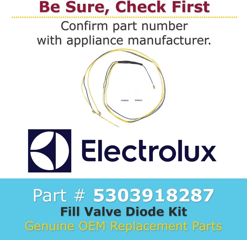 Electrolux GENUINE Electrolux 5303918287 Fill Valve Diode Kit - Image 2