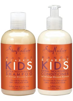 Shea Moisture Kids Extra Nourishing Shampoo & Conditioner, Mango, Carrot & Orange Blossom Extract for Weak, Dry Hair, 8 oz Each - pzsku/Z93105913535E81C3E781Z/45/_/1729346275/afccc657-2d21-4540-bc51-ef930ffa8d3e