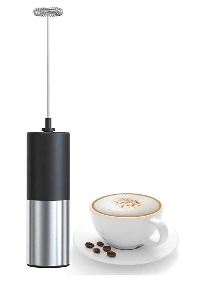 Milk Frother Handheld for Coffee, Battery Operated Electric Foam Maker, Mini Drink Mixer for Coffee, Matcha, Hot Chocolate, Latte, Cappuccino - Image 1