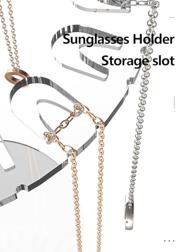 Ausalivan Acrylic Necklace Holder,Jewelry Rotating Organizer Stand For The Girl's Room,Small Necklace Display Hanger Rack,Necklace Storage Hanging,Jewelry Necklace Tree - Image 5