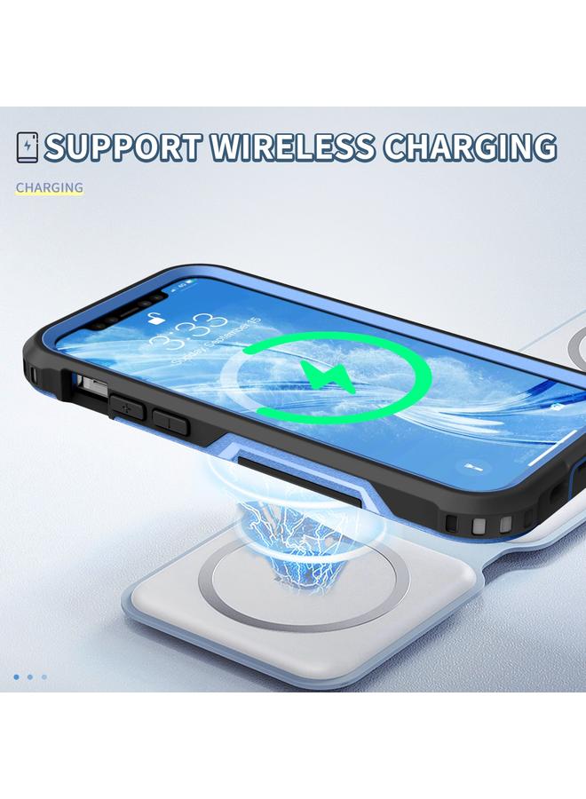 S-TOP Case For iPhone 12 3 in 1 PC + TPU Shockproof Phone Case - Image 5