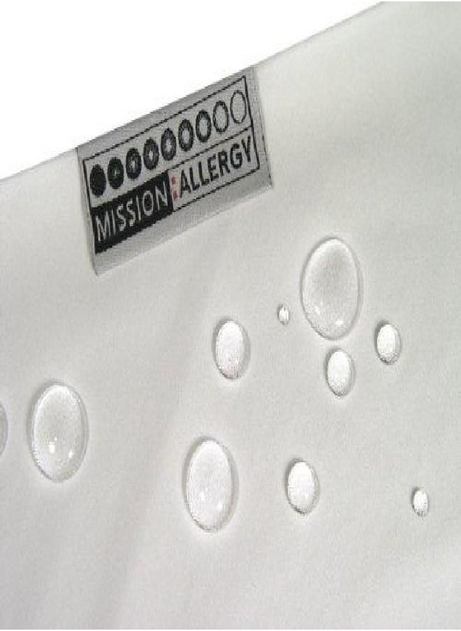 Mission: Allergy Dust Mite and Allergen Proof Mattress Encasing (Cover); “Premium Microfiber” (Twin; 9" deep)  - Image 2