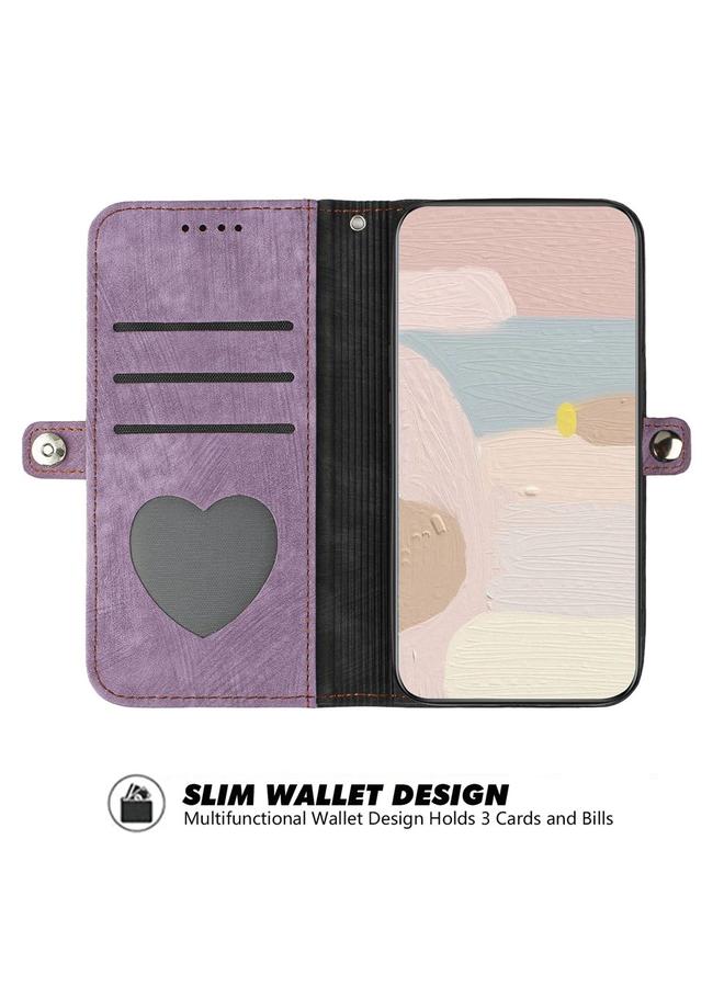 اس-توب جراب هاتف موتورولا موتو X50 ألترا مع مشبك جانبي وحزام يد مزدوج الطي مصنوع من الجلد - Image 4