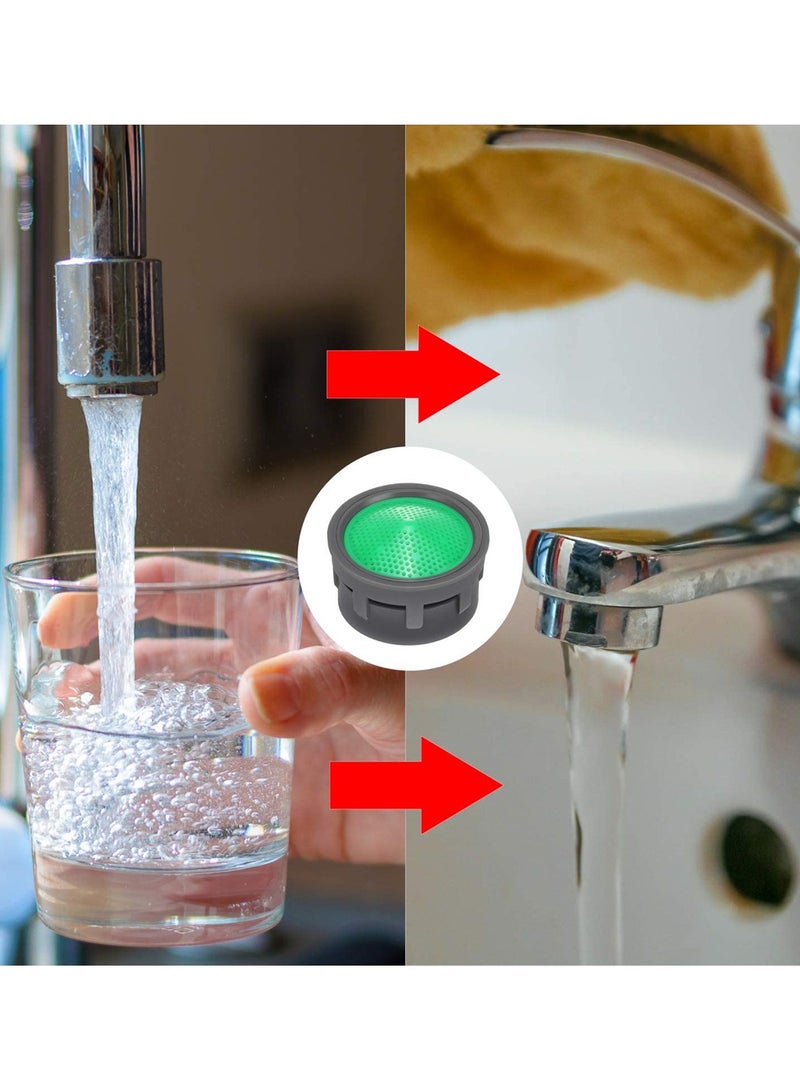 SOLARAE 12Pcs Faucet Aerator Water Saving Tap with Wrench for Kitchen Sink Bathroom Bath Tub - Image 3