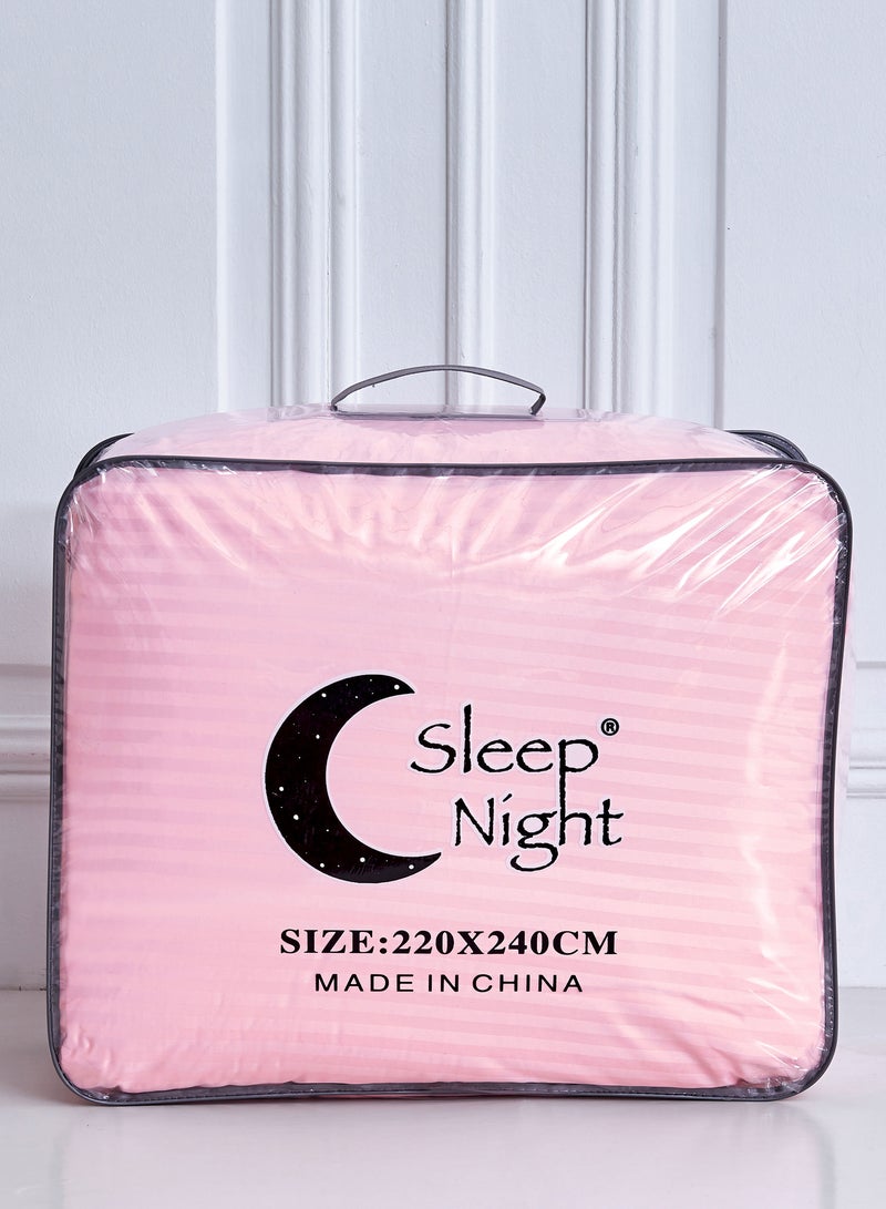 Sleep night Hotel Stripe Comforter Set with Polyester Filling Soft and Lightweight Suitable for All Season - Image 5