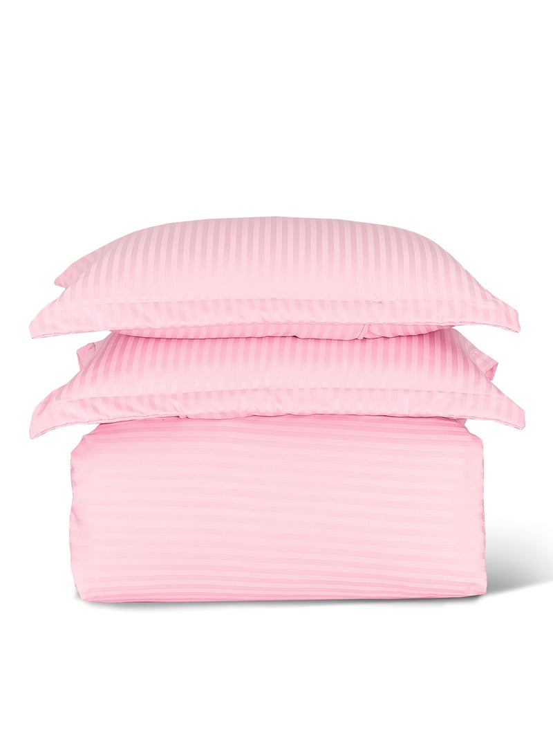 Sleep night Hotel Stripe Comforter Set with Polyester Filling Soft and Lightweight Suitable for All Season - Image 2