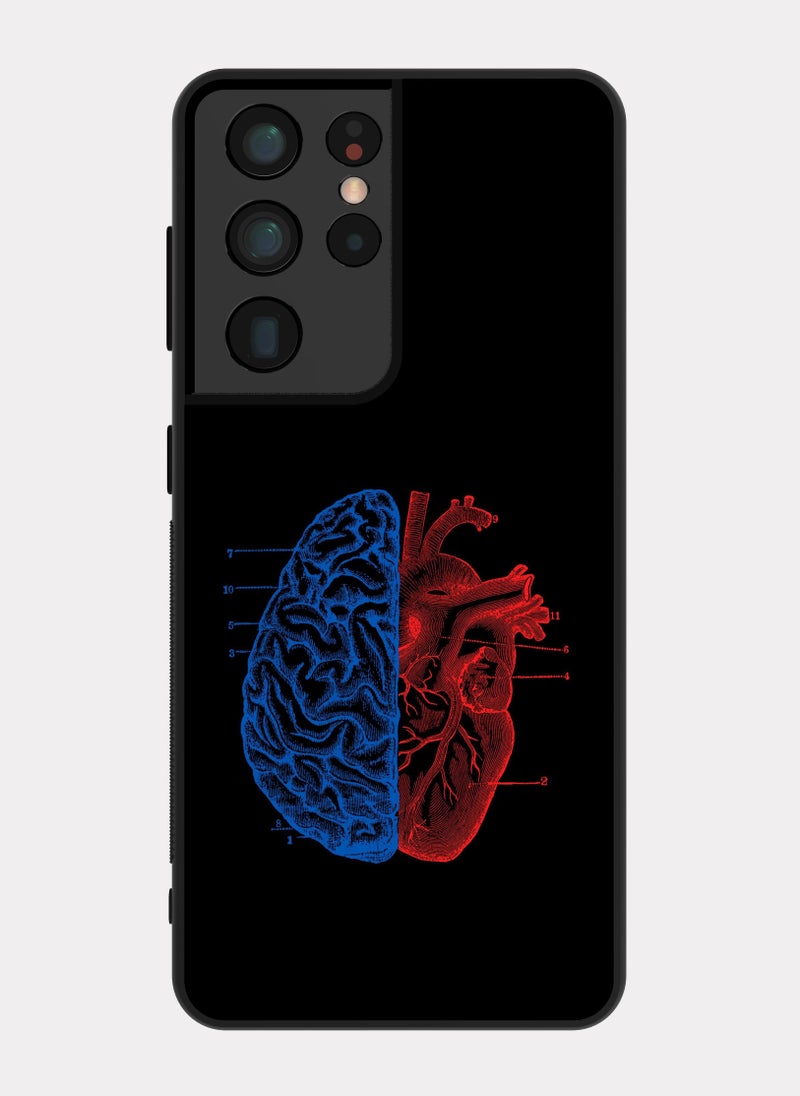 بكسلات كفر سامسونج جالكسي اس 21 الترا القلب والعقل متعدد الالوان - Image 1