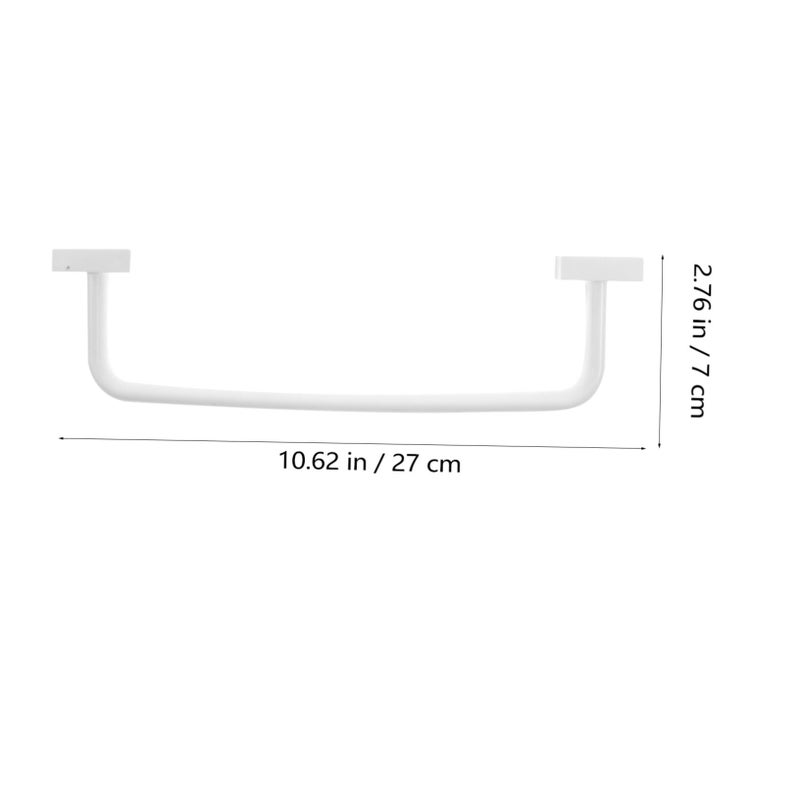 Self Adhesive Towel Rack Rod Wall Mounted Holder No Drill Space Saving for Bathroom Kitchen - Image 4