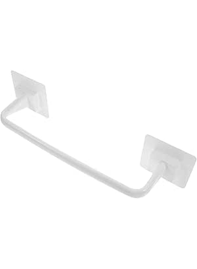 Self Adhesive Towel Rack Rod Wall Mounted Holder No Drill Space Saving for Bathroom Kitchen - Image 1