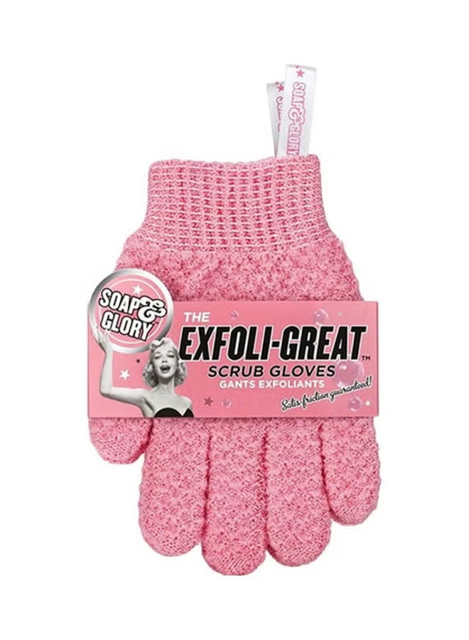 Soap & Glory Exfoliating Scrub Gloves Multicolour 20grams