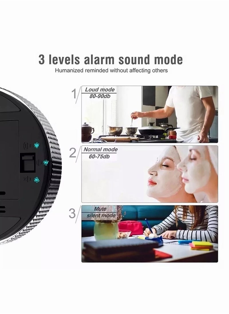 Generic Magnetic Rotary Timer Kitchen Timer Countdown Timer Suitable for Kitchen Cooking Teaching Exercise Study  - Image 5