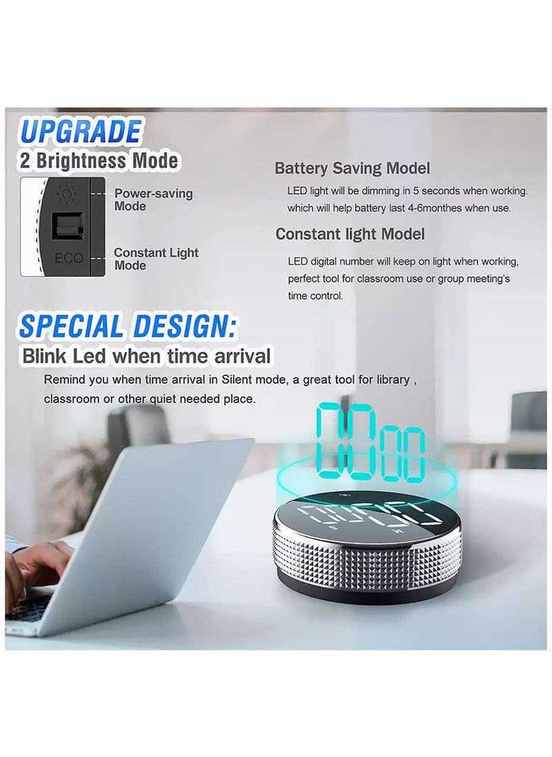 Generic Magnetic Rotary Timer Kitchen Timer Countdown Timer Suitable for Kitchen Cooking Teaching Exercise Study  - Image 4