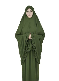 DAMAS COLLECTION Two Piece Islamic prayer dress for girls kids and women -Prayer Clothes for girls and Muslim Women-Prayer Abaya For women and girls kids- Umrah essentials for women -Prayer dress women  - Image 1