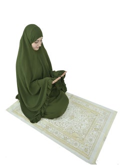 DAMAS COLLECTION Two Piece Islamic prayer dress for girls kids and women -Prayer Clothes for girls and Muslim Women-Prayer Abaya For women and girls kids- Umrah essentials for women -Prayer dress women  - Image 4