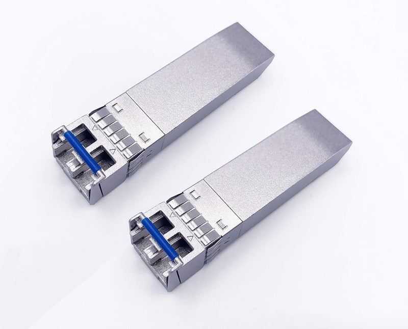 Elfcam ® - 2 Pack 10Gb SFP+ Transceiver Module, 10GBase-LR SFP+ Module 1310nm, LC/UPC Duplex Singlemode Connector (OS2), DDM10KM - Image 2