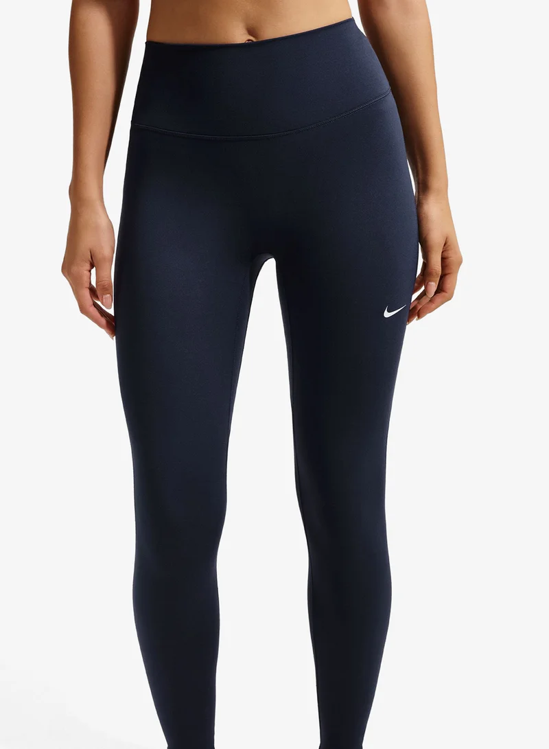 Nike MIDNIGHT NAVY/(WHITE) W NK DF ONE HR 7/8 TIGHT USEAM for Women | Best Price UAE