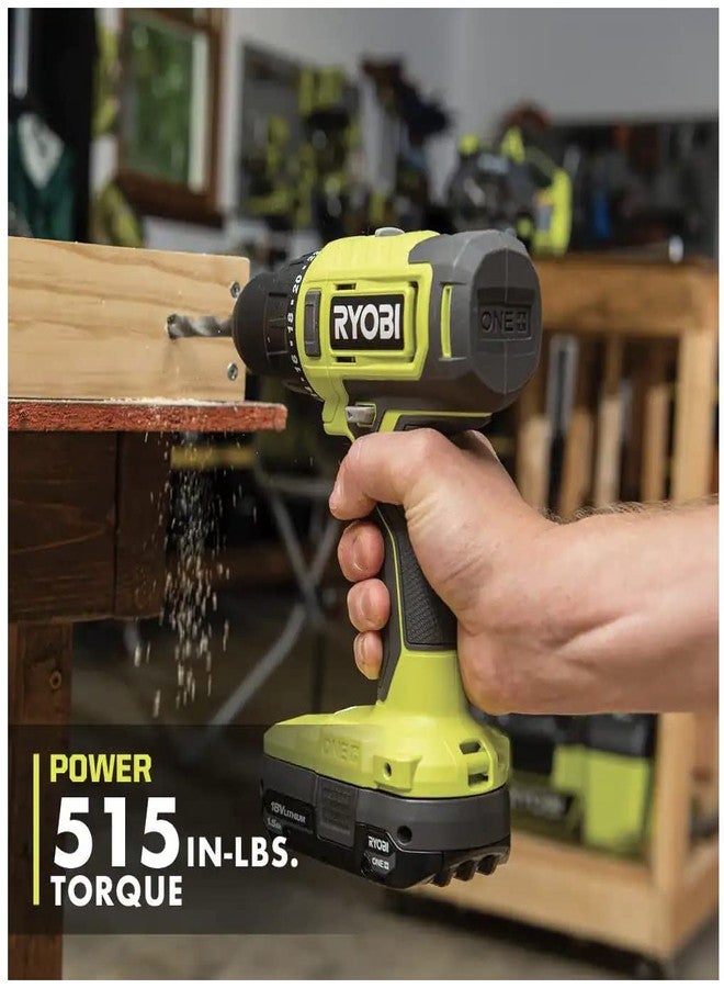 RYOBI ONE+ 18V Cordless 1/2 in. Drill/Driver (Tool Only) PCL206B Black Green - Image 4