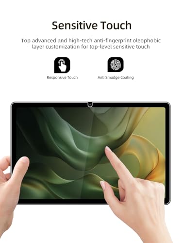 WUNIAK Screen Protector for Motorola Moto Pad 60 Neo 2025 Tablet 11 Inch, HD Scratch Resistant Tempered Glass Film for Motorola Moto Pad 60Neo Drop Protection,Touch Sensitive,Anti-Fingerprint,2 pack. - Image 5