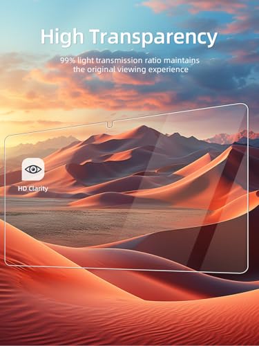 WUNIAK Screen Protector for Motorola Moto Pad 60 Neo 2025 Tablet 11 Inch, HD Scratch Resistant Tempered Glass Film for Motorola Moto Pad 60Neo Drop Protection,Touch Sensitive,Anti-Fingerprint,2 pack. - Image 4