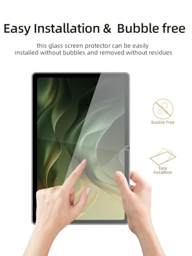 WUNIAK Screen Protector for Motorola Moto Pad 60 Neo 2025 Tablet 11 Inch, HD Scratch Resistant Tempered Glass Film for Motorola Moto Pad 60Neo Drop Protection,Touch Sensitive,Anti-Fingerprint,2 pack. - Image 3