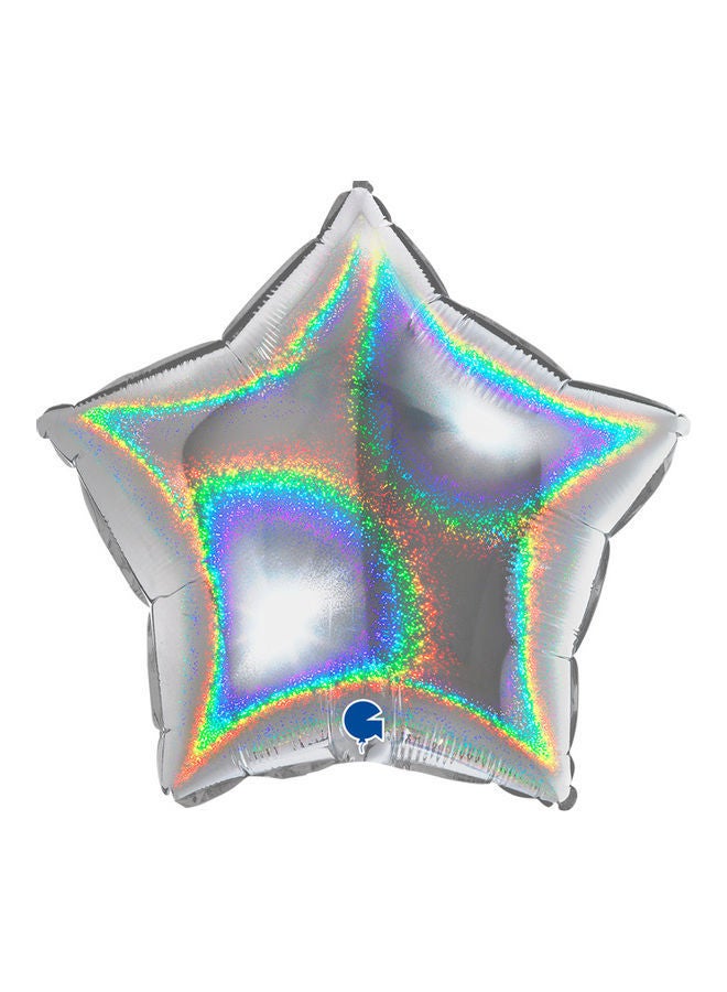 NIBEMINENT 18 Inch Star Glitter Holographic 46cm