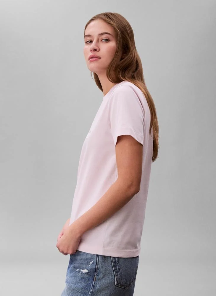 Calvin Klein Jeans  Casual Monologo Cn 2 Pack T-Shirt for Women | Best Price UAE