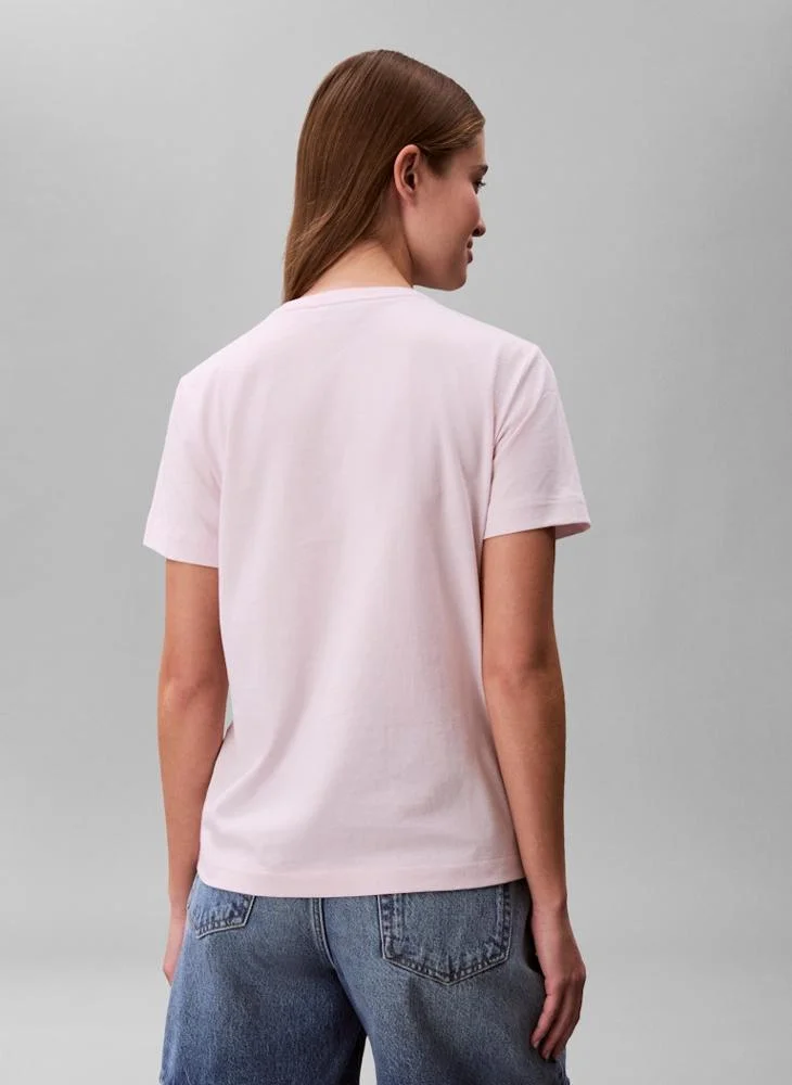 Calvin Klein Jeans  Casual Monologo Cn 2 Pack T-Shirt for Women | Best Price UAE