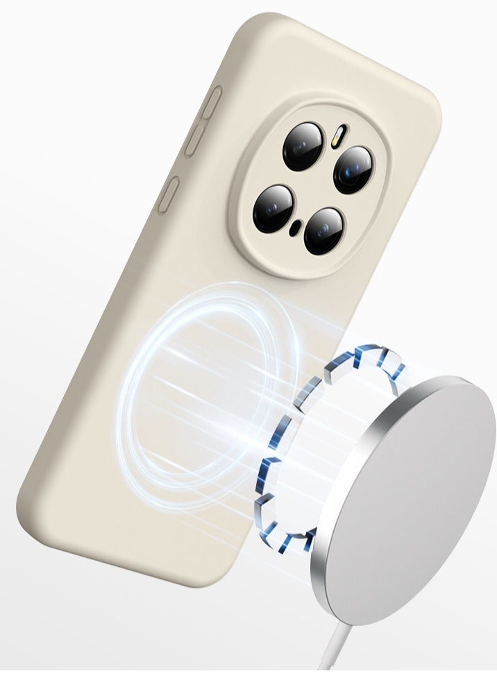 عام غطاء متوافق مع هونر ماجيك 7 برو - [متوافق مع ماج-سيف]، سيليكون سائل ناعم رفيع، حماية كاملة للكاميرا، إطار بسيط بلون نقي - Image 2