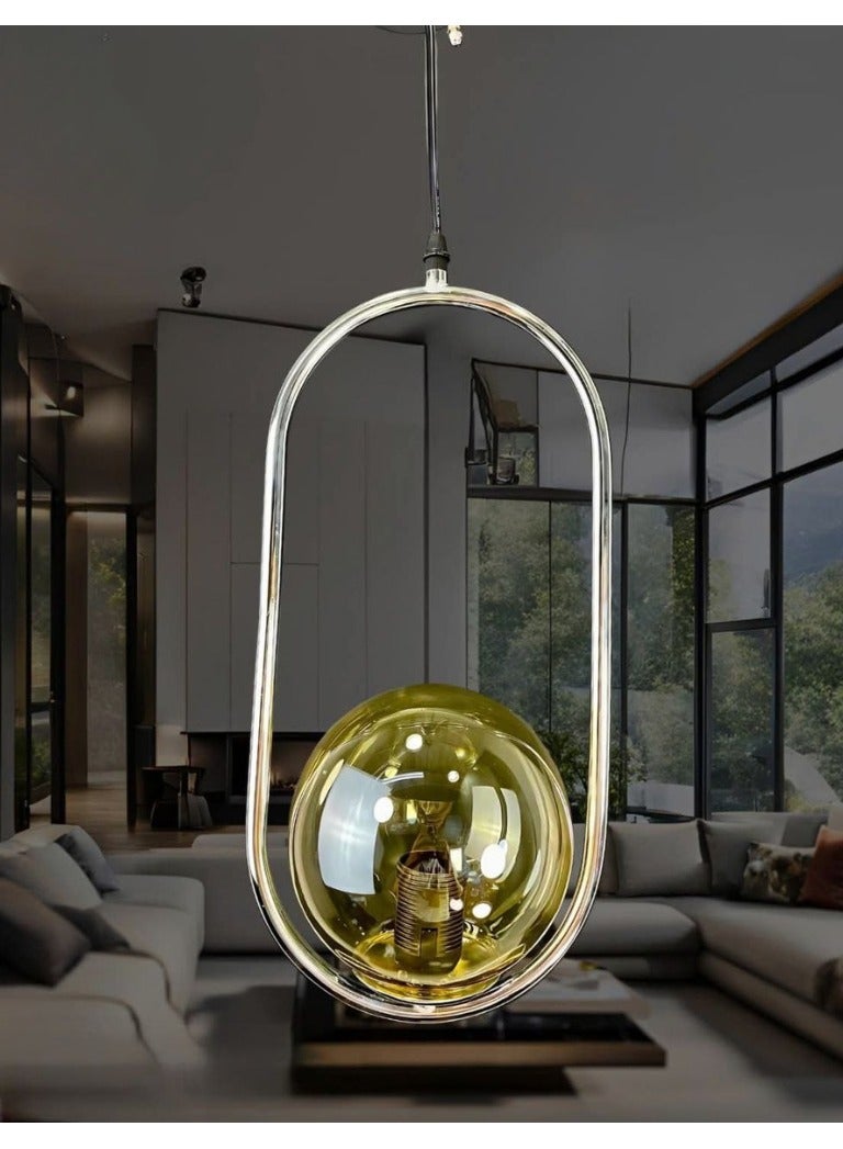 Modern single metal pendant with 1 bulb  High quality material
