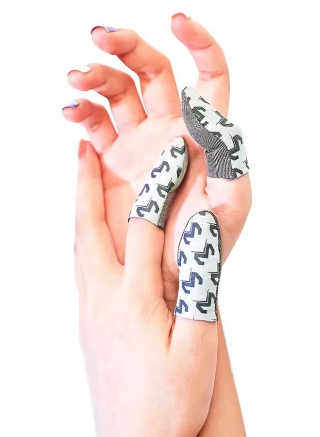 Memo 1 Pair FS02 Sweatproof Gaming Finger Gloves, Ultra Thin and Super Breathable, Anti-Slip Touch Screen Finger Cover, E-Sports Gaming Artifact  - Image 1