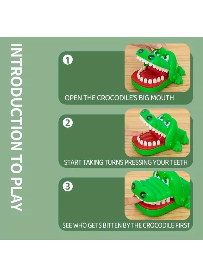 Goolsky Toy Crocodile Game, Prank Game, Crocodile Tooth Pulling Companion Interactive Novelty Toy, Kids' Prank Props, 3+ Children's Gift Party Favor Birthday Present , Gathering Game, Family Game, Travel Game, Pocket Game - Image 4