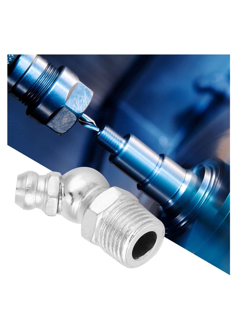 نيكل مطلي بزاوية 45 درجة حلمة شحم مناسبة للسيارة - Image 5