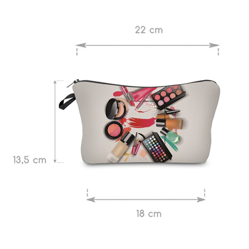 3D Printing Cosmetic Small Pouch Makeup Handbag for Home Outdoor Holiday - Image 2